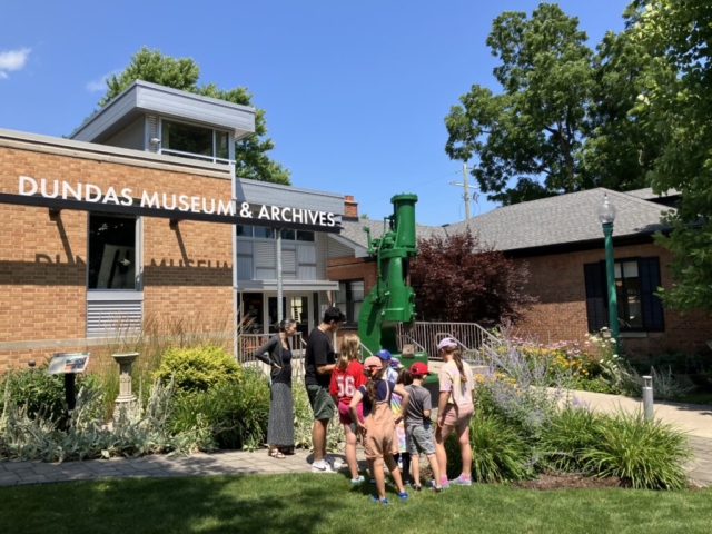 DMA CAMP Kids Out Front of the Museum