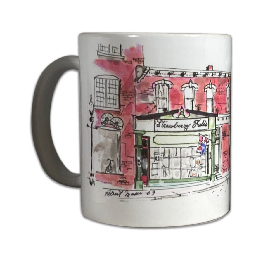 DundasDowntownShops_watercolourMugs Dundas Downtown Shops Watercolour Mug