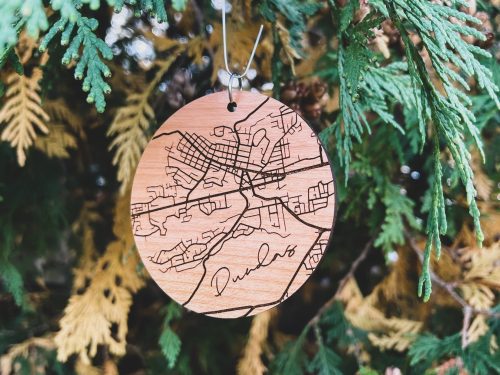 Dundas Map - Wooden Ornaments