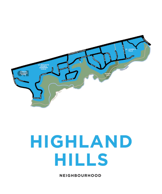 Highland-Hills Jelly Bros Neighbourhood Prints