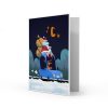 Santa Claus Improvising Greeting Card - Peanut Butter and Friends