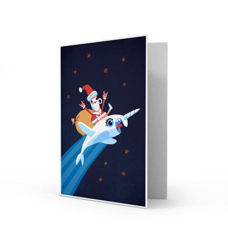 10 Holiday Greeting Cards Pack