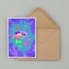 il_794xN.2542880385_f5g5 Mermaid Greeting Card - Peanut Butter and Friends