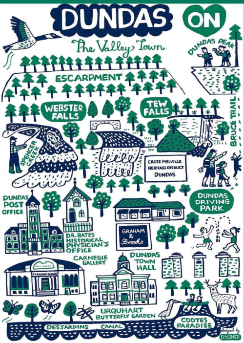 shared-image-1 Dundas Valley Town Tea Towel