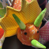 Orange Dinosaur Triceratops (Auntie Sugar)