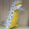 Auntie-Sugar-Creations-AS-09 Light Blue & Yellow T-Rex with Bubbles Dinosaur (Auntie Sugar)